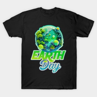 Earth Day Marble 2023 T-Shirt